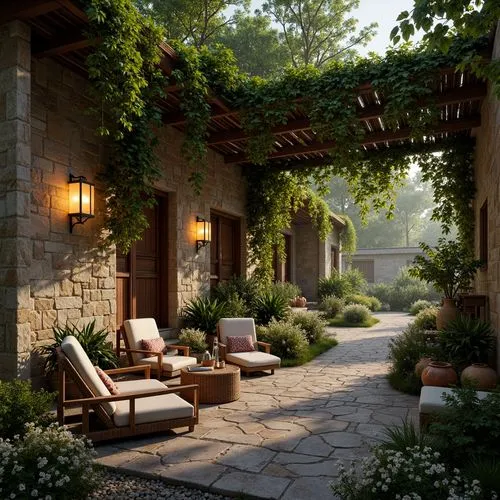 summer cottage,patios,pergola,landscaped,patio,home landscape,landscaping,beautiful home,country cottage,front porch,idyllic,courtyard,cottage garden,porch,climbing garden,garden bench,cottage,rustic,terrace,spa