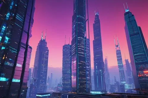 coruscant,cybercity,futuristic landscape,cyberpunk,cybertown,metropolis,futuristic,coruscating,megacorporation,skyscrapers,ctbuh,megacorporations,cyberport,cityscape,skyscraper,dystopian,futuristic architecture,kaidan,dystopias,lumpur,Conceptual Art,Oil color,Oil Color 14