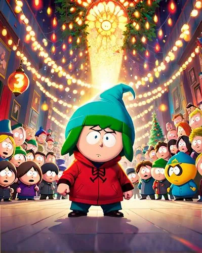 south park cartoon, random episode poster,satan,cartman,southpark,broflovski,poptropica,tearaway,butters,mob,christmas trailer,dipsy,christmas background,matsuno,noddy,cute cartoon character,christmas