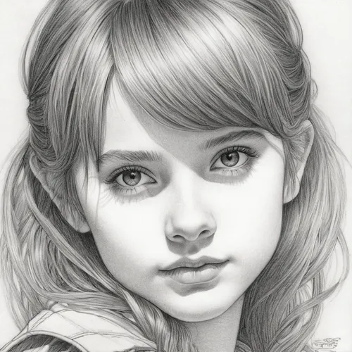 pencil drawing of girl,girl portrait,girl drawing,pencil drawings,young girl,child portrait,graphite,pencil drawing,mystical portrait of a girl,pencil art,portrait of a girl,little girl,child girl,cha