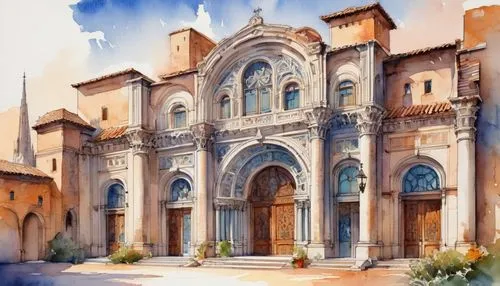 santa maria degli angeli,noto,trapani,apulia,palermo,deruta,alcamo,chiesa di sant' ignazio di loyola,monastery of santa maria delle grazie,cagliari,ostuni,siracusa,santacroce,duomo,lecce,gualtieri,taormina,casaroli,ragusa,facade painting,Illustration,Paper based,Paper Based 25