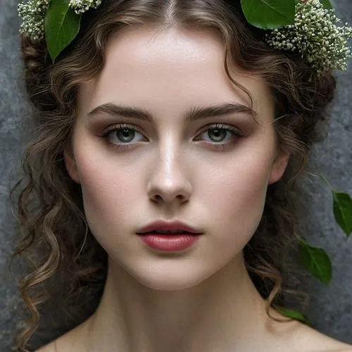 jingna,linden blossom,dryad,girl in a wreath,spring crown,laurel wreath,flower crown,elven flower,natural cosmetics,beautiful girl with flowers,aslaug,faery,green wreath,natural cosmetic,flora,amidala,diwata,seelie,faerie,young woman,Photography,Documentary Photography,Documentary Photography 21