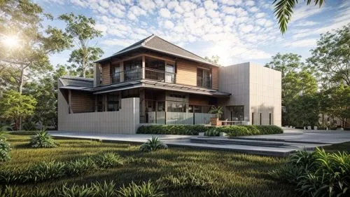 landscape design sydney,3d rendering,modern house,landscape designers sydney,timber house,garden design sydney,render,smart home,eco-construction,dunes house,residential house,mid century house,wooden