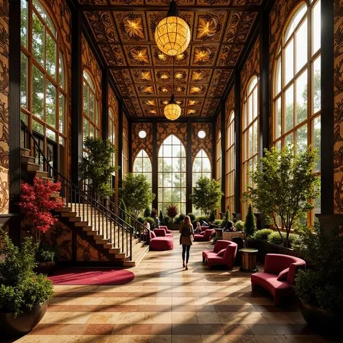 biltmore,atriums,hotel lobby,nemacolin,amanresorts,wintergarden,driehaus,philbrook,conservatory,gaylord palms hotel,lobby,mainau,cochere,hotel hall,foyer,cliveden,seelbach,bobst,intercontinental,grand hotel europe