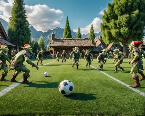 children's soccer,townsmen,world cup,fifa 2018,quidditch,advergames,Photography,General,Realistic