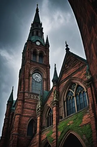 gothic church,haunted cathedral,charlottetown,clonard,the black church,black church,strangeways,st mary's cathedral,steeples,storkyrkan,ecclesiam,church bells,fredericton,churched,saint john,church towers,churches,neogothic,macclesfield,chrobry,Illustration,Black and White,Black and White 01