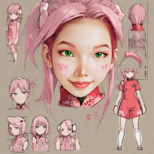 cosmetic,artist doll,sakura,doll's facial features,sakura blossom,anime girl,natural pink,natural cosmetic,color pink,pink vector,pink beauty,pink hair,sakura flower,oil cosmetic,sakura florals,japanese sakura background,mari makinami,rose pink colors,azalea,camellia,Digital Art,Character Design