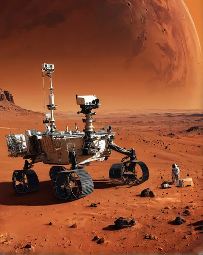 mars rover,mars probe,red planet,planet mars,mission to mars,robot in space,mars i,martian,moon rover,io centers,tranquility base,space probe,pioneer 10,extraterrestrial life,hospital landing pad,surveyor,science fiction,alien planet,research station,opportunity,Conceptual Art,Daily,Daily 03