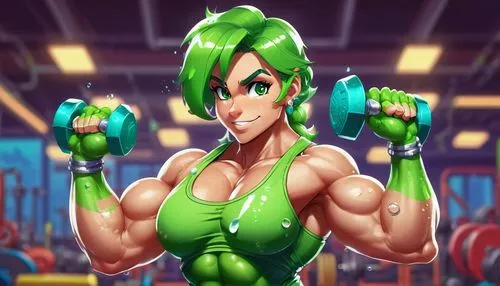 muscle woman,gym girl,muscle icon,body-building,kosmea,dumbbell,muscular,workout icons,body building,bodybuilder,marina,strong woman,green skin,dumbell,gym,dumbbells,edge muscle,tiana,muscle man,muscled,Unique,Pixel,Pixel 02