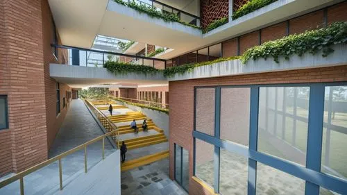 block balcony,breezeway,atriums,atrium,multilevel,balcony garden,Photography,General,Realistic