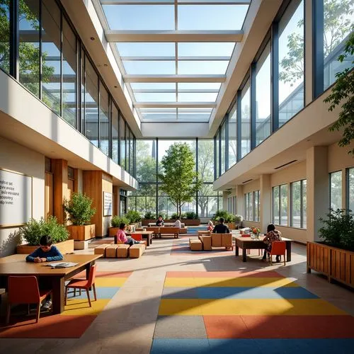 sunnybrook,atriums,schulich,langara,daylighting,atrium,school design,wintergarden,kinsolving,phototherapeutics,midcentury,mid century modern,compuware,breezeway,macalester,meditech,genzyme,lankenau,hallward,parkview