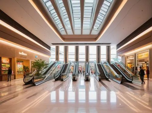 escalators,queensgate,the dubai mall entrance,escalator,mco,galleria,concourse,shopping mall,woodfield,westfields,macerich,ghurair,chadstone,kci,eastgate,baggage hall,metrocentre,metrotown,moving walkway,ridgedale,Art,Classical Oil Painting,Classical Oil Painting 19