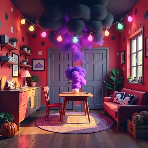 the little girl's room,kids room,cartoon video game background,playing room,roominess,playroom,Conceptual Art,Sci-Fi,Sci-Fi 08