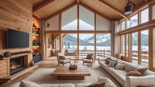 the cabin in the mountains,chalet,snow house,coziness,alpine style,log cabin,house in the mountains,mountain hut,winter house,snowhotel,snowed in,log home,house in mountains,cozier,snow shelter,avalanche protection,warm and cozy,cabin,fire place,living room,Photography,General,Realistic