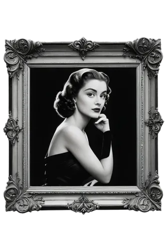 ingrid bergman,bacall,capucine,art deco frame,signoret,photo frame,madhubala,vintage female portrait,retro frame,hepburn,hedy,ivy frame,silver frame,beautiful frame,hayworth,olivia de havilland,jean simmons-hollywood,lillian gish - female,rosemarie,decorative frame,Photography,Black and white photography,Black and White Photography 11