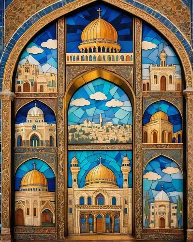 dome of the rock,jerusalem,persian architecture,islamic architectural,aqsa,mihrab,jerusalemite,iranian architecture,arabic background,jerusalemites,synagogues,hrab,sephardic,ghazaliyah,maqdadiyah,wall painting,mosaic glass,khorramshahi,murals,samarqand,Unique,Paper Cuts,Paper Cuts 07