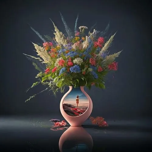 sun sunrise,flower vase,ikebana,floral arrangement,flower arrangement lying,vase,flower arrangement,glass vase,floral composition,flower bowl,globe flower,flower vases,centerpiece,arrangement,centrepi