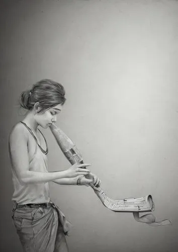 woman playing violin,drawing trumpet,flautist,pencil art,woman playing,violin woman,charcoal drawing,the flute,flute,violin player,melodica,wind instrument,woman holding gun,playing the violin,chalk drawing,pencil drawing,harp player,bamboo flute,girl with gun,violinist,Design Sketch,Design Sketch,Character Sketch