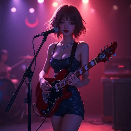 xcx,shumeiko,concert guitar,guitar,mikasuki,meiko,Photography,Fashion Photography,Fashion Photography 01