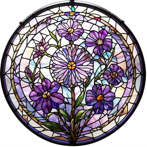 floral ornament,round window,mosaic glass,art nouveau design,art nouveau frame,stained glass pattern,art nouveau,decorative plate,circular ornament,stained glass,stained glass window,shashed glass,glo