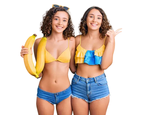 bananarama,yellow and blue,lemon background,banana,banane,platanos,yellow background,summer icons,nanas,maracas,jeans background,modelos,frutas,twinset,jogbra,colombianos,multibras,canarias,ananas,two girls,Art,Classical Oil Painting,Classical Oil Painting 31