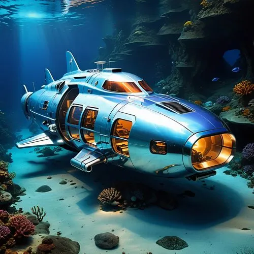 submersibles,submersible,aquanauts,bathyscaphe,aquanaut,deep sea nautilus,underwater fish,seaquest,barracuda,sealab,underwater playground,marine tank,undersea,sapidus,nekton,nautilus,underwater background,coelacanth,under the water,deep sea,Photography,General,Realistic