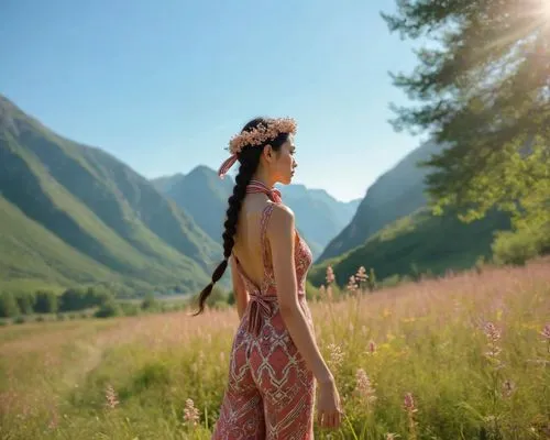 altai,girl in a long dress,mongolian girl,meadow,shepherdess,girl in flowers,girl in a long dress from the back,stryn,inner mongolian beauty,kyrgyz,bohinen,countrywoman,vietnamese woman,bohinj,countrygirl,sutjeska,maramures,south tyrol,styrian,kyrgystan