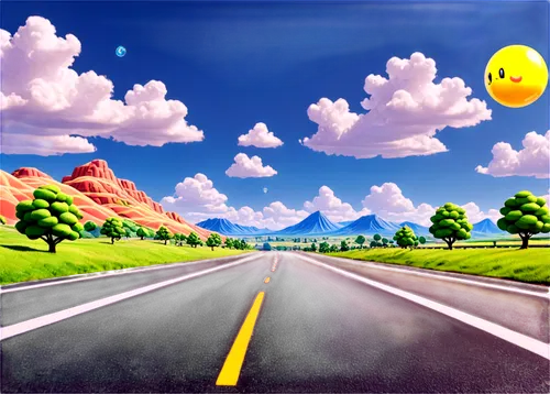 cartoon video game background,open road,road,mountain road,cloudstreet,racing road,landscape background,easter background,country road,roads,3d background,crossroad,mountain highway,long road,asphalt road,the road,carretera,3d car wallpaper,locoroco,highway,Unique,Pixel,Pixel 02