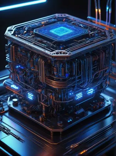 cinema 4d,processor,ryzen,motherboard,computer art,cpu,cube surface,3d render,computer disk,barebone computer,compute,desktop computer,fractal design,computer chip,computer chips,cyclocomputer,computer case,personal computer,pentium,solar cell base,Illustration,Retro,Retro 02