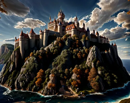 fairy tale castle,fantasy picture,fairytale castle,3d fantasy,fantasy world,castle of the corvin,fantasy landscape,knight's castle,fantasy art,castel,water castle,fantasy city,disney castle,summit castle,hogwarts,medieval castle,castle,world digital painting,castles,magic castle