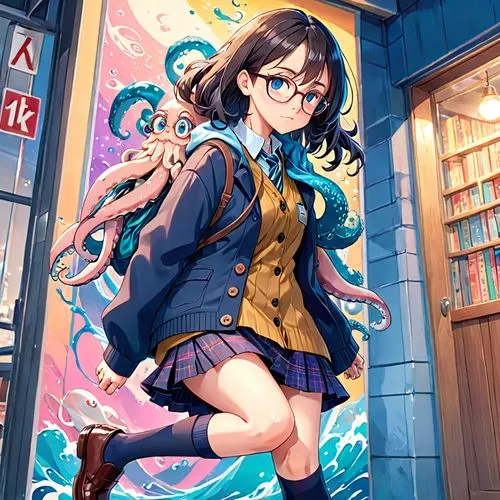 megane,ritsuko,enomoto,librarian,hanji,nayoko,Anime,Anime,Realistic