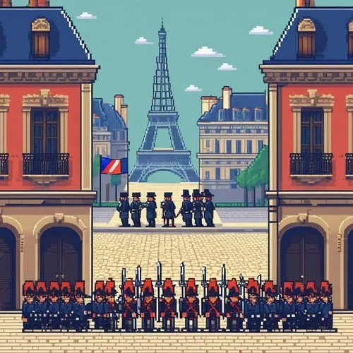 french digital background,napoleonic,pixel art,parisiens,tirailleurs,parigi,infanterie,paris,paris clip art,vive la france,francaises,parisii,trocadero,parisiennes,regiment,francophiles,marseillaise,militaires,parisien,france