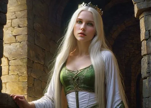 thranduil,galadriel,ellinor,elven,sigyn,white rose snow queen,elvish,finrod,noldor,eilonwy,lorien,edain,celtic queen,celeborn,elona,wallonien,elenore,irminsul,morgause,glorfindel,Conceptual Art,Fantasy,Fantasy 28