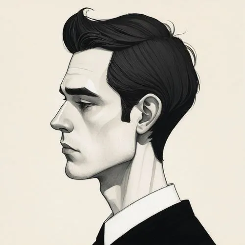 urie,slicked,sideburns,pompadours,credence,pompadoured,brendon,pompadour,moriarty,newt,aneurin,moody portrait,pomp,pennyworth,connor,dorian,sessue,gilgun,dandy,rhys,Illustration,Abstract Fantasy,Abstract Fantasy 05