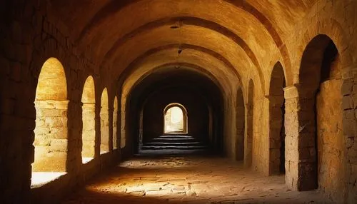 vaulted cellar,umayyad palace,corridor,cellar,cloister,crypt,caravansary,qasr amra,catacombs,the interior of the,ibn tulun,arches,hallway,vaulted ceiling,passage,ibn-tulun-mosque,arcades,qasr al watan,hala sultan tekke,qasr al kharrana,Illustration,Abstract Fantasy,Abstract Fantasy 06