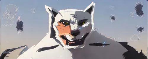 A DOG MAN WITH BIG FANGS,cockatoo,piebald,bird png,dinokonda,white eagle,goji,borzoi,alpha horse,emperor penguin,posavac hound,loukaniko,dino,wolf bob,white dog,rose-breasted cockatoo,wolf,cynosbatos,