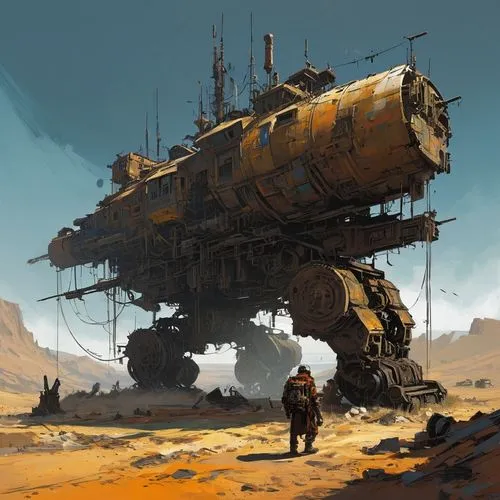 dropship,carrack,wastelands,ship wreck,dreadnaught,freighter,homeworld,cosmodrome,landship,sci fi,dreadnought,mining excavator,outpost,postapocalyptic,battletech,wasteland,sci fiction illustration,gas planet,sci - fi,airships,Conceptual Art,Sci-Fi,Sci-Fi 01