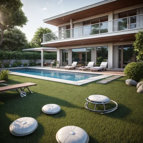 3d rendering,artificial grass,pool house,render,outdoor pool,landscape design sydney,dug-out pool,3d render,golf lawn,3d rendered,roof landscape,modern house,landscape designers sydney,roof top pool,mid century house,garden design sydney,turf roof,holiday villa,artificial turf,mid century modern