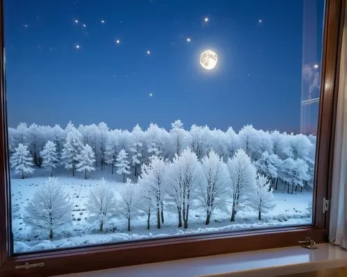 winter window,snow on window,frosted glass pane,night snow,bedroom window,christmas snowy background,window curtain,frosted glass,christmas landscape,window view,window covering,winter background,winter dream,window film,snow scene,winter magic,christmas night,midnight snow,polar lights,snow landscape