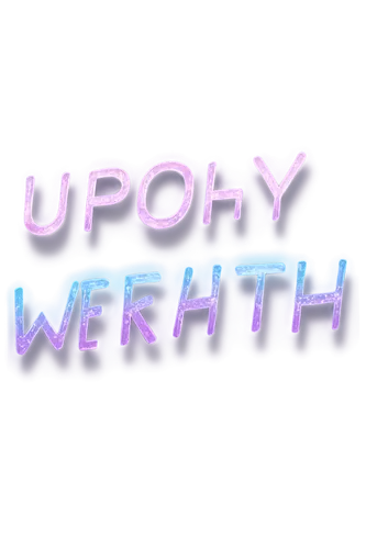 Transparent background, colorful words, 3D effect, bold font, metallic texture, glossy finish, floating in mid-air, soft focus, warm lighting, cinematic composition.,unhappy,unripe,upright,uv,vapor,ut