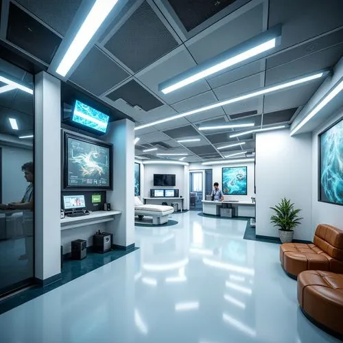 spaceship interior,cleanrooms,operating room,sickbay,modern office,modern decor,interior modern design,3d rendering,arktika,ufo interior,ambulatory,interior design,search interior solutions,emergency room,contemporary decor,home automation,smart home,doctor's room,offices,hallway space