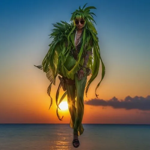 canarian dragon tree,dryad,dragon tree,tiki,ephedra,sun of jamaica,anahata,merfolk,bird of paradise,male elf,hula,jamaica,sunroot,tree man,saw palmetto,sea beet,palm lily,bird-of-paradise,pineapple li