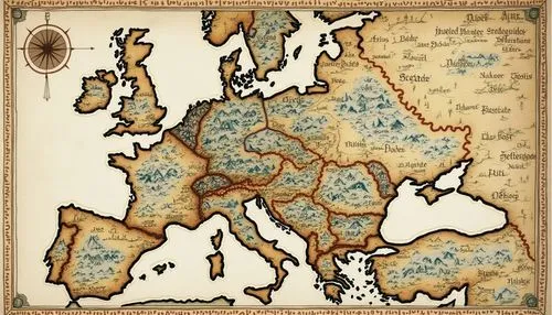 map of europe,pictland,old world map,germanic tribes,germany map,beleriand