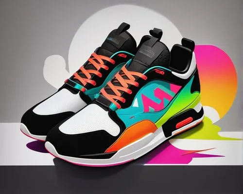 80's design,shoes icon,vector graphic,basketball shoe,basketball shoes,neon candies,sports shoe,wrestling shoe,neon arrows,running shoe,skittles (sport),pop art style,effect pop art,tennis shoe,pop art effect,athletic shoe,teenager shoes,gradient effect,retro eighties,sneakers,Illustration,Black and White,Black and White 15