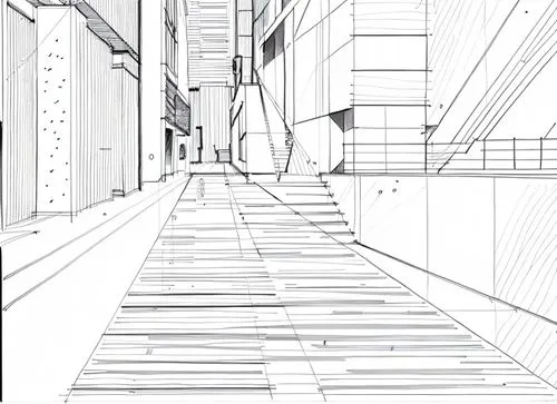 very simple conceptual sketch with few lines, a bit messy
,mono-line line art,office line art,mono line art,line drawing,kirrarchitecture,lines,arrow line art,wireframe,pencil lines,outlines,alleyway,