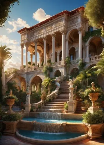 caesar palace,water palace,caesar's palace,palladianism,arcadia,venetian,paradisus,palaces,caesars palace,oasis,vittoriano,tropico,panagora,marble palace,atlantis,europe palace,venetian hotel,caesars,mansion,sapienza,Illustration,Black and White,Black and White 08