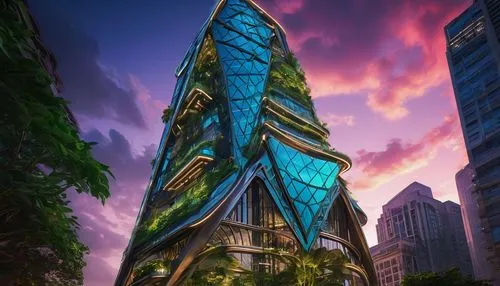 futuristic architecture,singapore landmark,singapore,futuristic art museum,morphosis,guangzhou,glass building,klcc,gherkin,glass pyramid,sathorn,komtar,caiera,kuala lumpur,skylstad,titanum,the energy tower,asian architecture,renaissance tower,vdara,Illustration,Retro,Retro 13