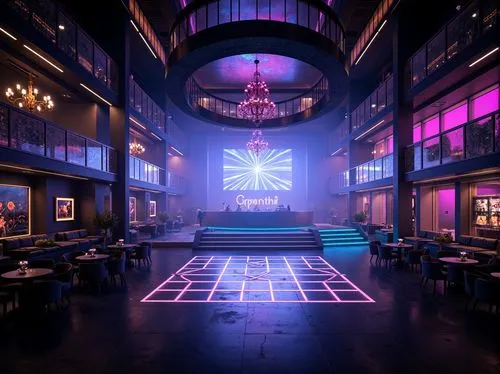 nightclub,spaceland,dancefloor,dancefloors,piano bar,nightclubs,discotheque,ballroom,emporium,stage design,clubcorp,lobby,speakeasy,discotheques,ufo interior,zouk,event venue,intercontinental,baoli,graecorum