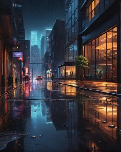 cityscapes,rainstorm,world digital painting,heavy rain,rainfall,city scape,cityscape,monsoon,urbanworld,urban landscape,rainville,rainy,lluvia,rains,rained,coruscant,night scene,raining,walking in the rain,temporal,Conceptual Art,Daily,Daily 34