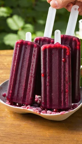 Create a mouthwatering currant popsicle recipe.,currant popsicles,beetroot juice,strawberry popsicles,blackcurrant sorbet,popsicles,colada morada,red popsicle,ice popsicle,red bean ice,aguas frescas,k